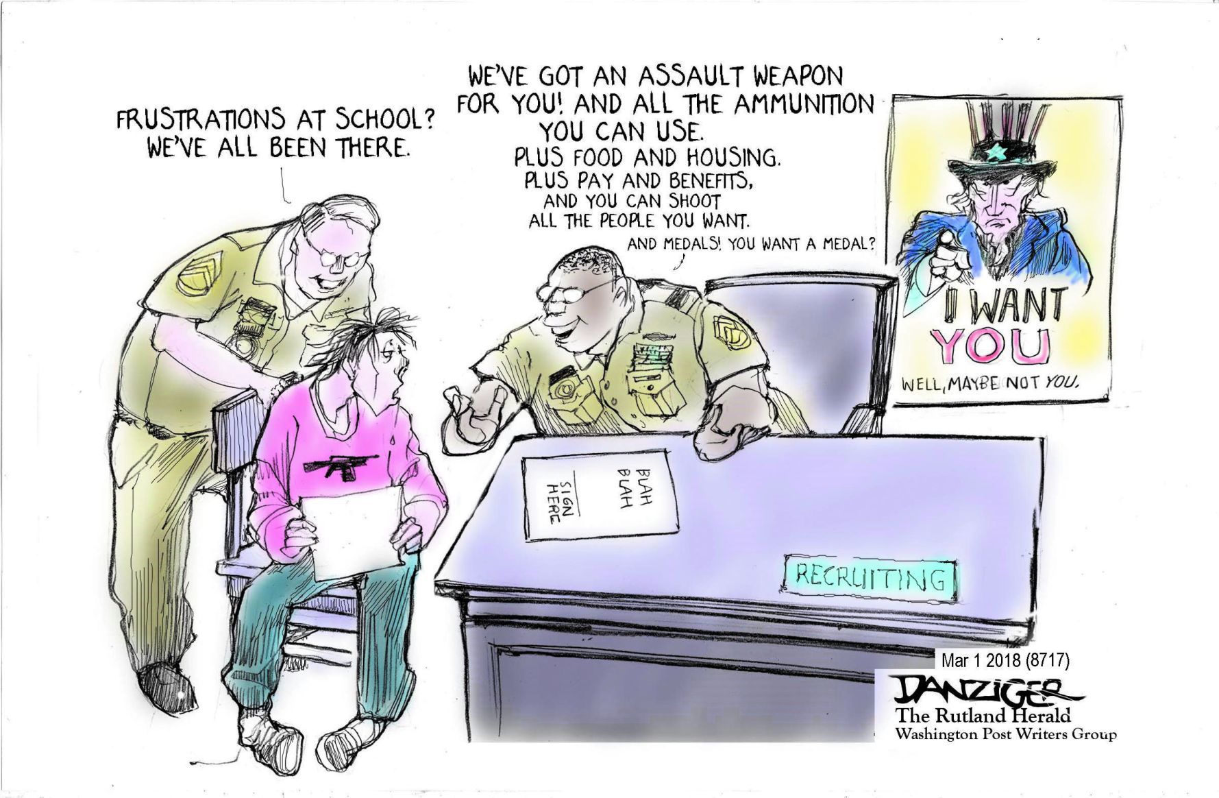 Jeff Danziger cartoon